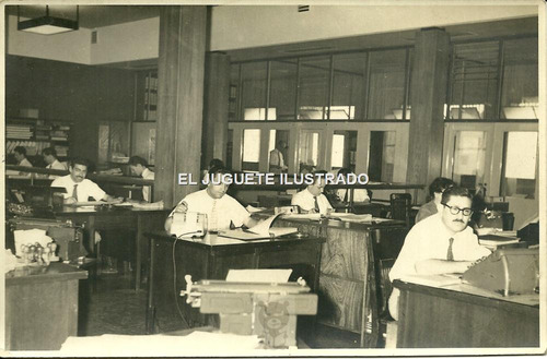 Ft15 Foto Oficina C1950 Trabajo Antigua