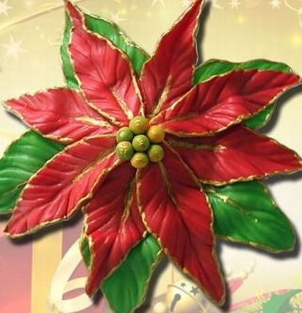 Frisador De Flor Eva, Folha De Lírio , Flor De Natal