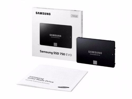 Hd Ssd Samsung 750 Evo 250gb Sata 6gb/s +q240gb Lacrado P.e.