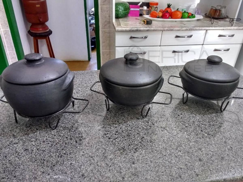 Conjunto De Panelas De Barro Capixaba Para Feijoada 0,00,01