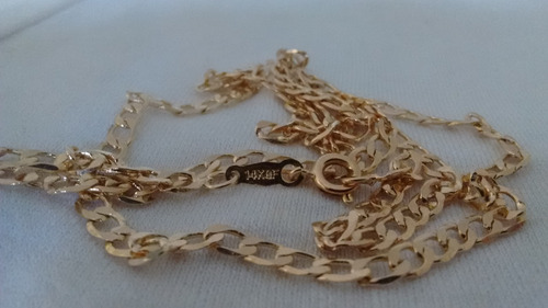 Cadenas Brazaletes Hombre Oro 14kgp