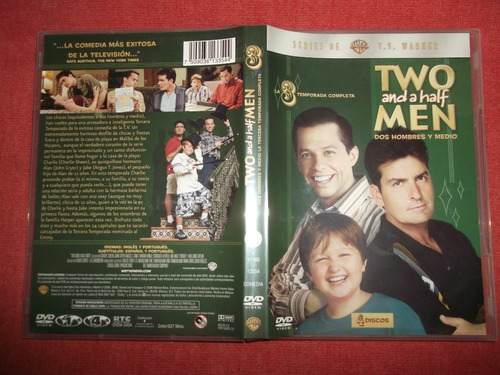 Two And A Half Men - Temporada 3 - Box Set Dvd X 4 Mdisk