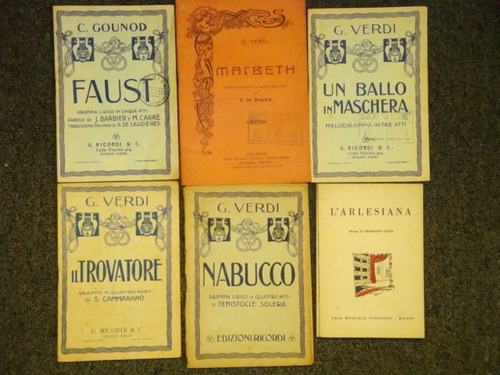 Opera- Lote  De 15 Libretos