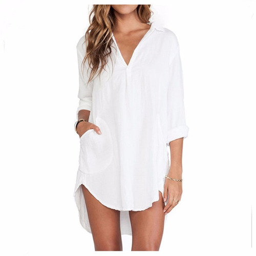 Camisola Camisa Seda Chiffon Talla Especial