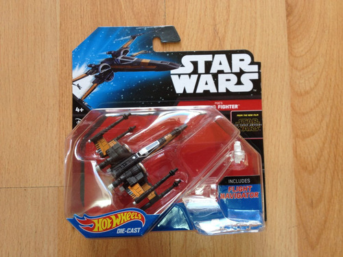 Hot Wheels Star Wars Die Cast Poe Dameron X-wing Fighter # 7