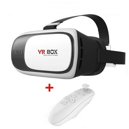 Lentes Gafas 3d Vr Box Virtual + Control Para Celular