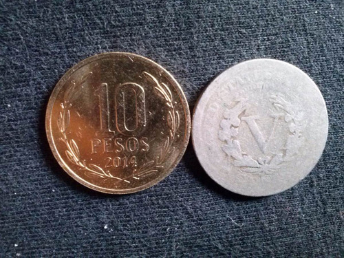 Moneda Estados Unidos Five Cents Níquel 1912 (c8)