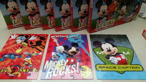 Rompecabezas De 3x35 Piezas Ronda De La Casa De Mickey 