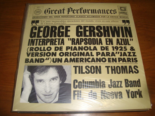 George Gershwin- Rapsodia En Azul/ Un Americano En Paris- Lp