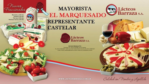 Mozzarella Barraza Plancha De 20kg Marquesado,castelar