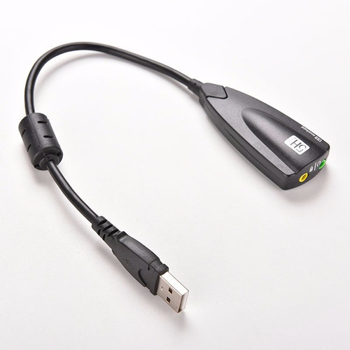 Adaptador Tarjeta De Sonido Usb 7.1 Canales 5hv2