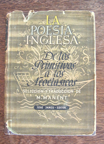 La Poesía Inglesa, Aa. Vv., Ed. José Janés