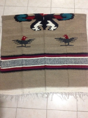 Jorongo Gabán Poncho Sarape En Acrylan 100% Artesanal Charro