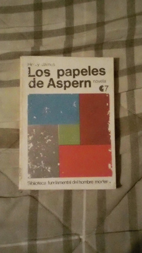 Libro Los Papeles De Aspern, Henry James.