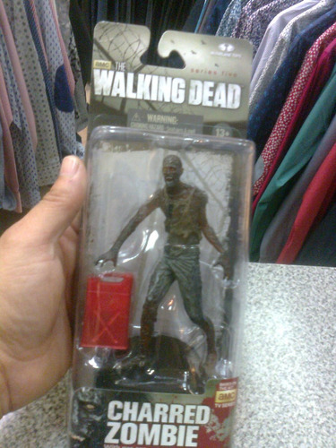 Mcfarlane, The Walking Dead Charred Zombie, Completo!!