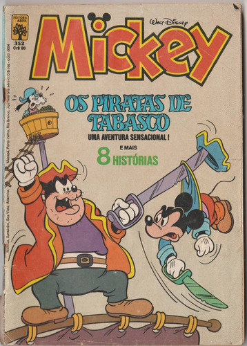 Gibi - Hq - Mickey Nº 352 - Fevereiro 1982 - Ed Abril - Av1