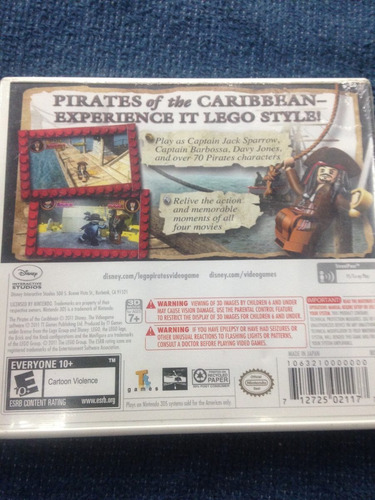 Piratas Del Caribe Español Nintendo 3ds