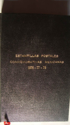 Libro Con 79 Estampillas Postales Conmemorativas 1976-78