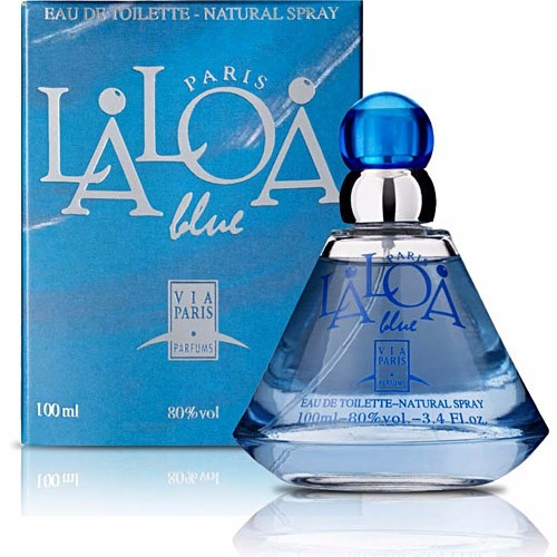 Perfume Laloa Blue 100ml Feminino Via Paris Edt ** Original