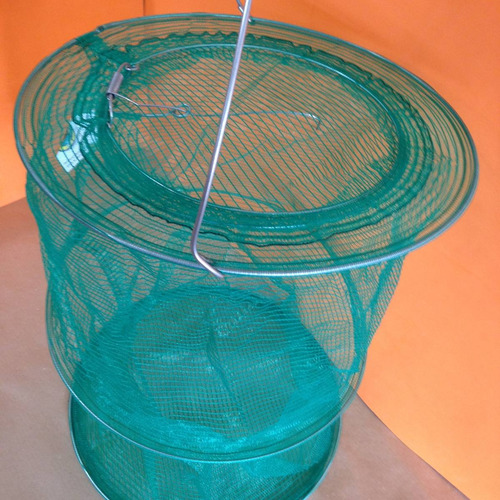 Covo Samburá Para Peixe-tamanho-6 Tela De Nylon C/arame