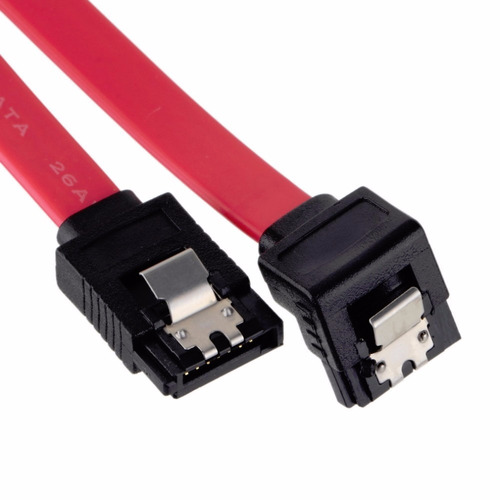 Cable Sata De Datos Con Seguro Y 1 Conector En L