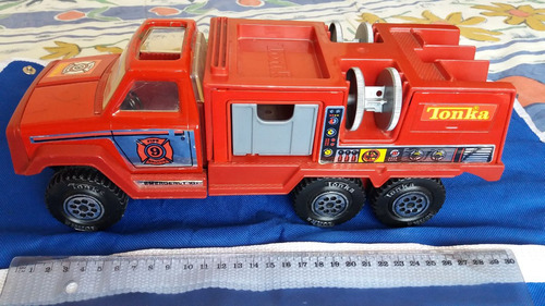 Tonka Camion Bombero Rescate 1978. Plastico. Usado