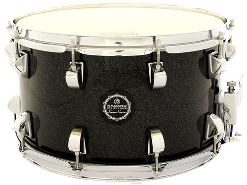 Caixa Nagano Snare Series Big Beat Ebony Sparkle 14x8¨ 