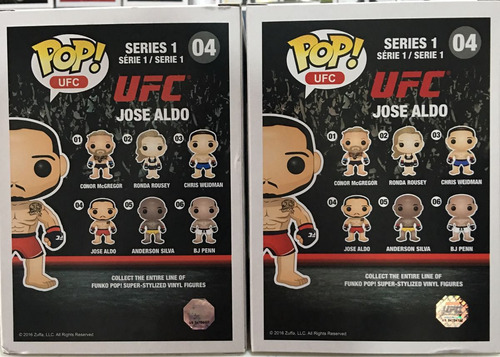 Funko Pop José Aldo #04, Lutador Do Ufc, A Pronta Entrega