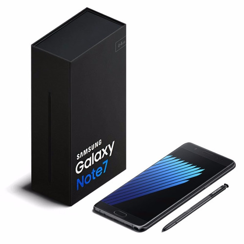 Samsung Galaxy Note 7 64gb Pantalla Curva Scan De Iris Negro
