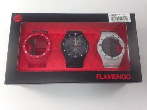 Kit Relógio Technos Flamengo Fla502a8p - Troca Pulseira