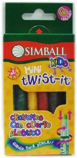 Crayon Mini Twist Simball Kid Twist X 6