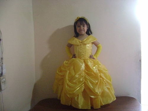 Vestidos Princesas De Disney Bella Cenicienta Blanca Nieves