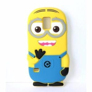 Funda Samsung Galaxy S5 Protector 3d Goma Silicon Minion Cel