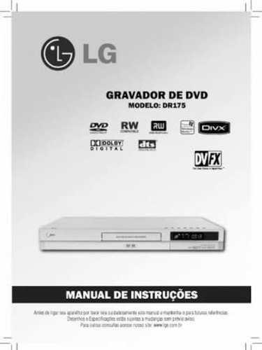 Gravador De Dvd De Mesa LG Dr 175