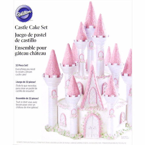 Juego De Pastel De Castillo De 32 Piezas, Wilton Castle Cake