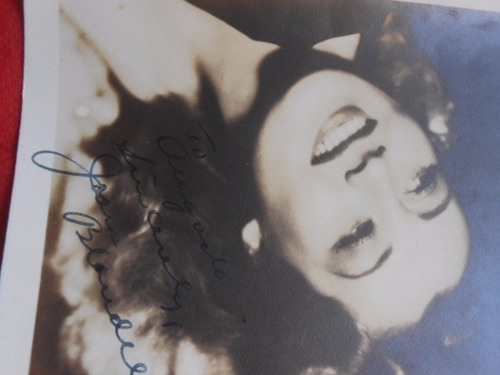 Joan Blondell Foto Autografada Rara Única No Ml Em Oferta