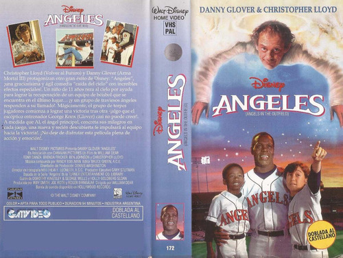 Angels In The Outfield Vhs Walt Disney Español Latino