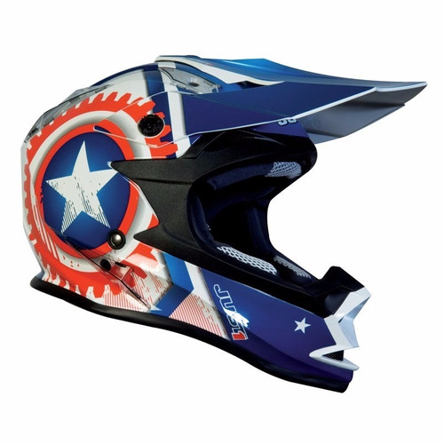 Casco Just 1 Motocross Enduro Capitan America Rpm 925