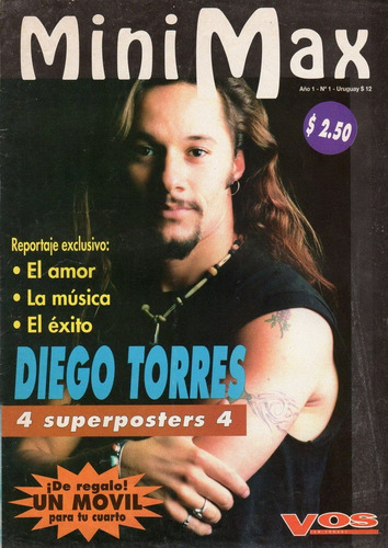 Suplemento Vos En Todas * Mini Max * Diego Torres * 1995