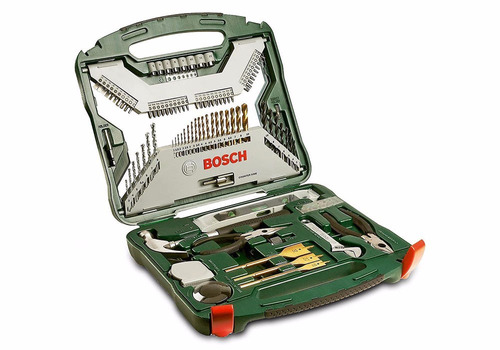 Kit X-line 103 Peças Bosch Titânio Com Maleta