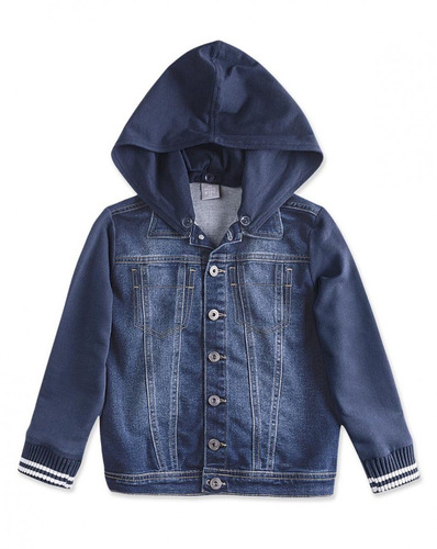 Jaqueta Jeans Infantil Hering Kids Moletom C31mjelus