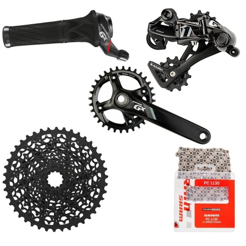Grupo Sram Gx 1 X 11vel Trocador Grip Shift - Ref: 96092
