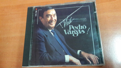 ¡ Viva Pedro Vargas !, Cd Album Muy Raro Del Año 1991, Bmg