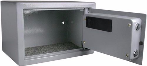 Caja Fuerte Digital, Llave Manual, Para Abulonar 31x20x20