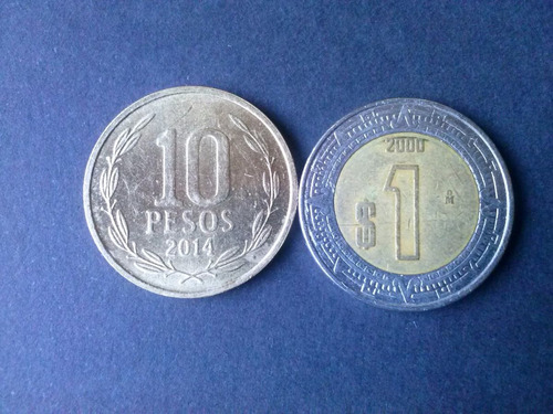 Moneda México 1 Peso Bimetálica 2000 (c45)