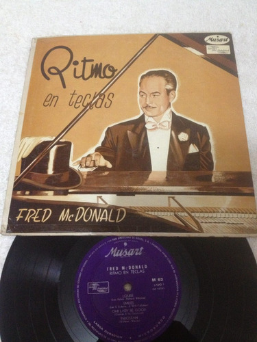 Fred Mcdonald Ritmo En Teclas Disco De Vinil Original 