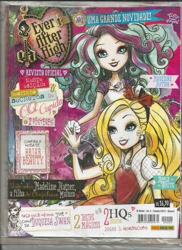 Revista Ever After High 02 Com Brinde - Panini Bonellihq L18