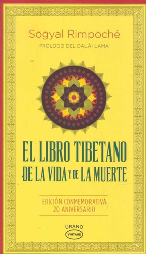 Libro Tibetano De La Vida Y De La Muerte / Sogyal Rimpoché