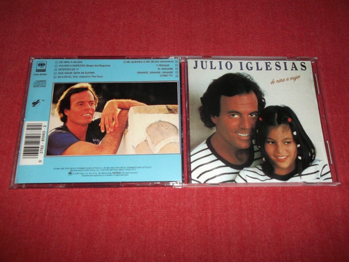 Julio Iglesias - De Niña A Mujer Cd Usa Ed 1995 Mdisk