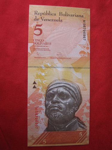 Venezuela 5 Bolívares 03 De Febrero 2011